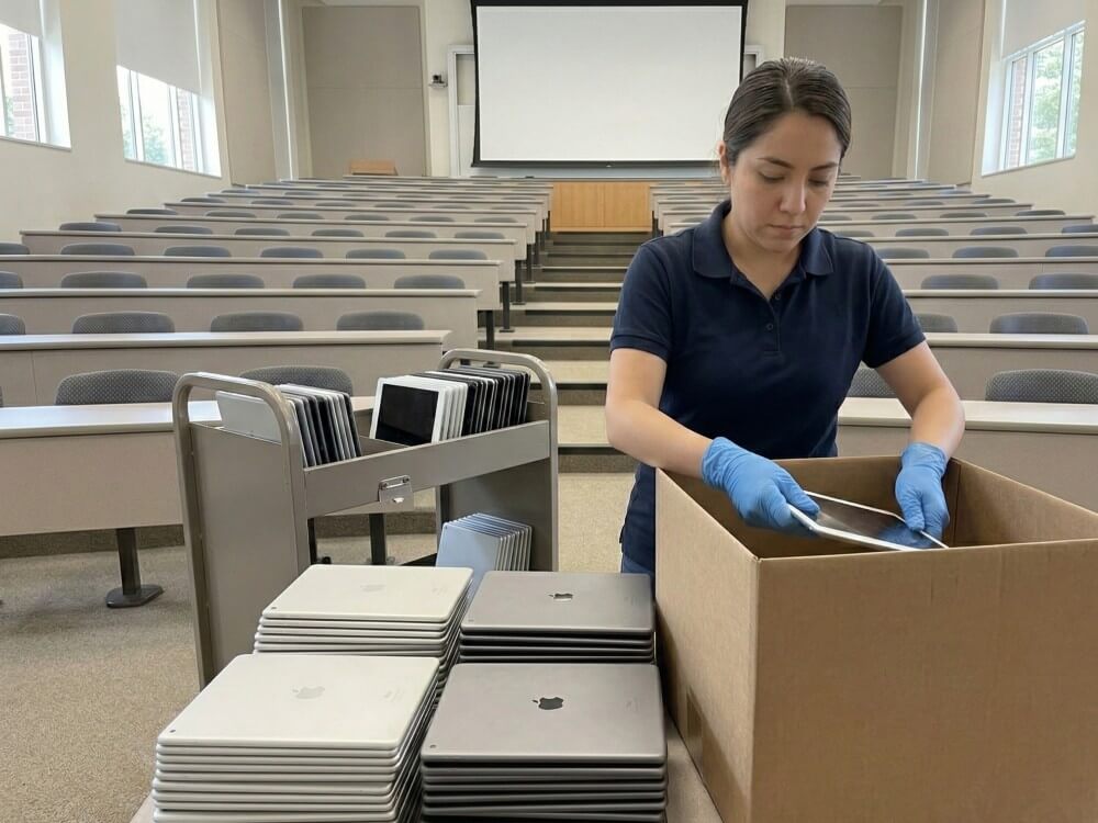 Blue Glove Service at a Lecture Hall